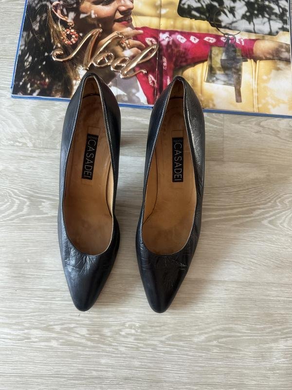 Donna Casadei Tacchi Nero Pelle 40.5