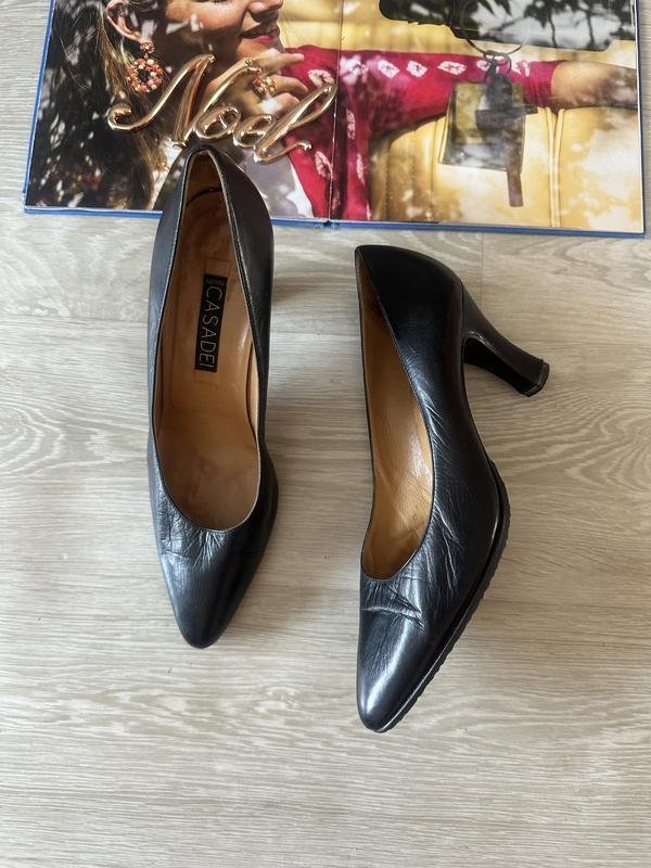 Donna Casadei Tacchi Nero Pelle 40.5