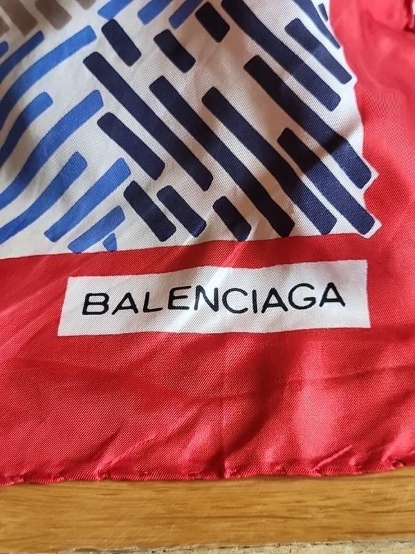 Femme Balenciaga Écharpe Multicolore Soie