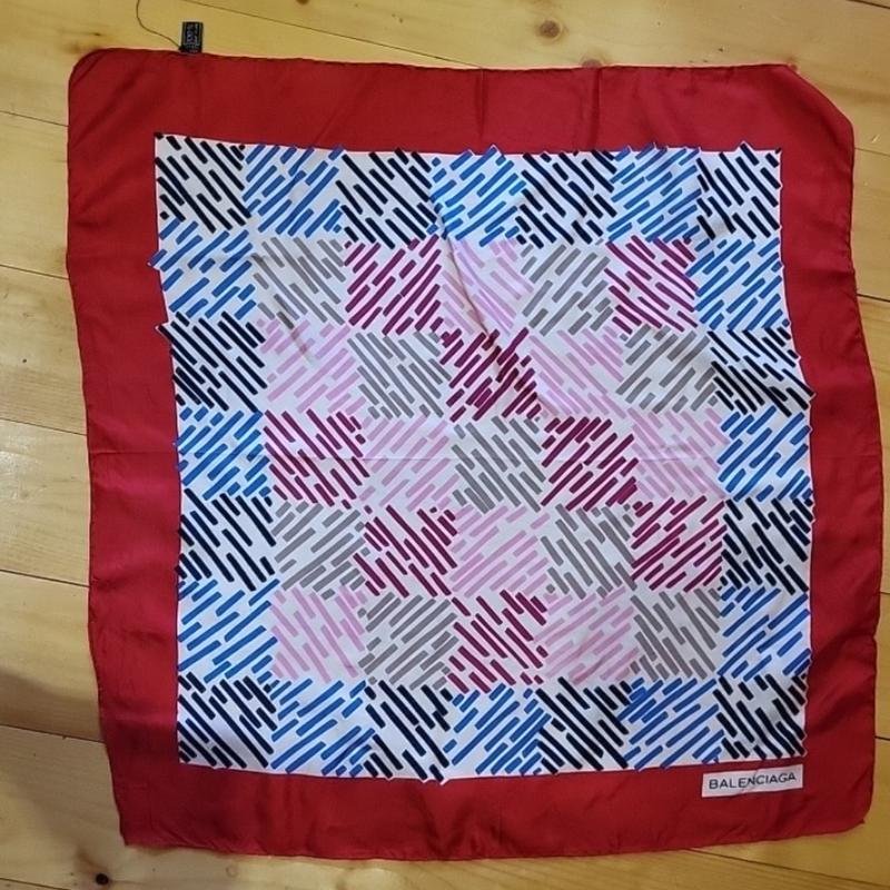 Femme Balenciaga Écharpe Multicolore Soie
