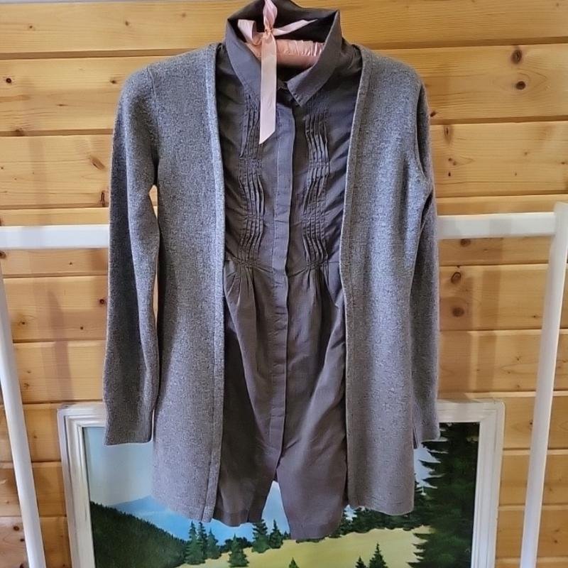 Femme Fabiana Filippi Pull Gris Coton XXS
