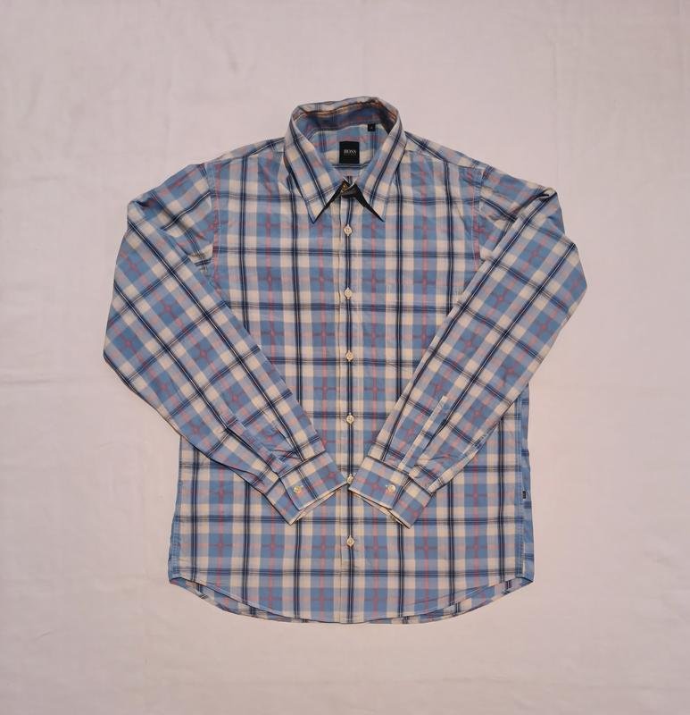 Men Hugo Boss Shirt Multicolor Cotton M