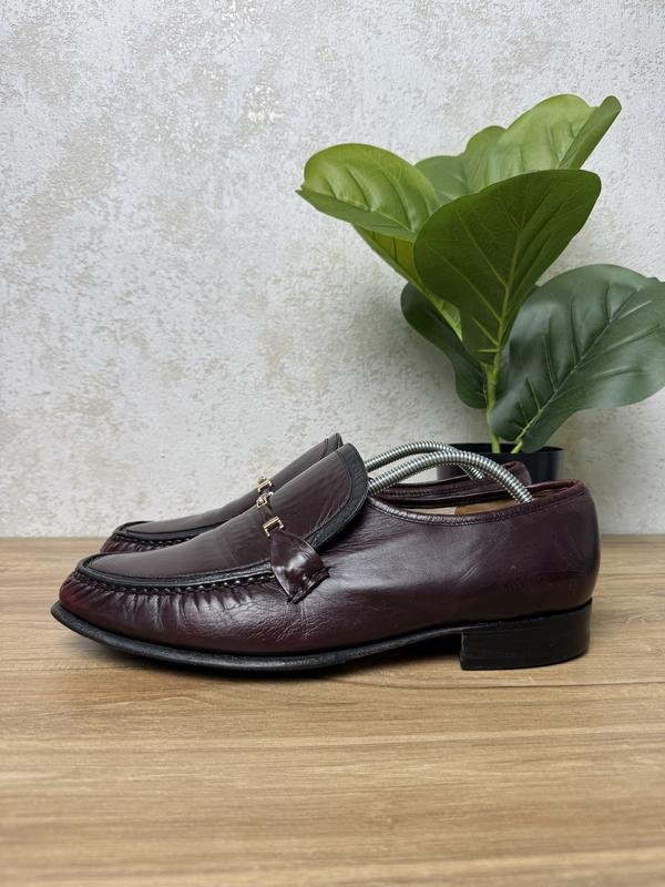 Uomo Barker Scarpe Nere Pelle 43