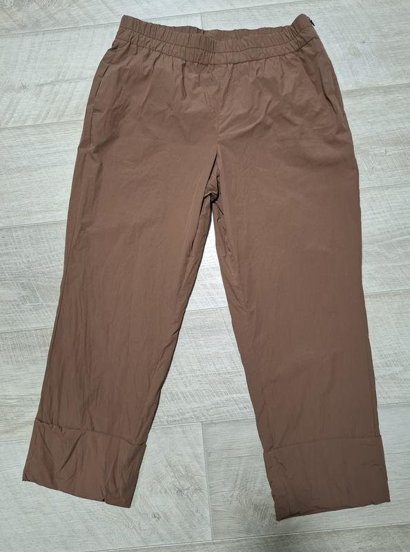 Femme Akris Pantalon Marron Coton M