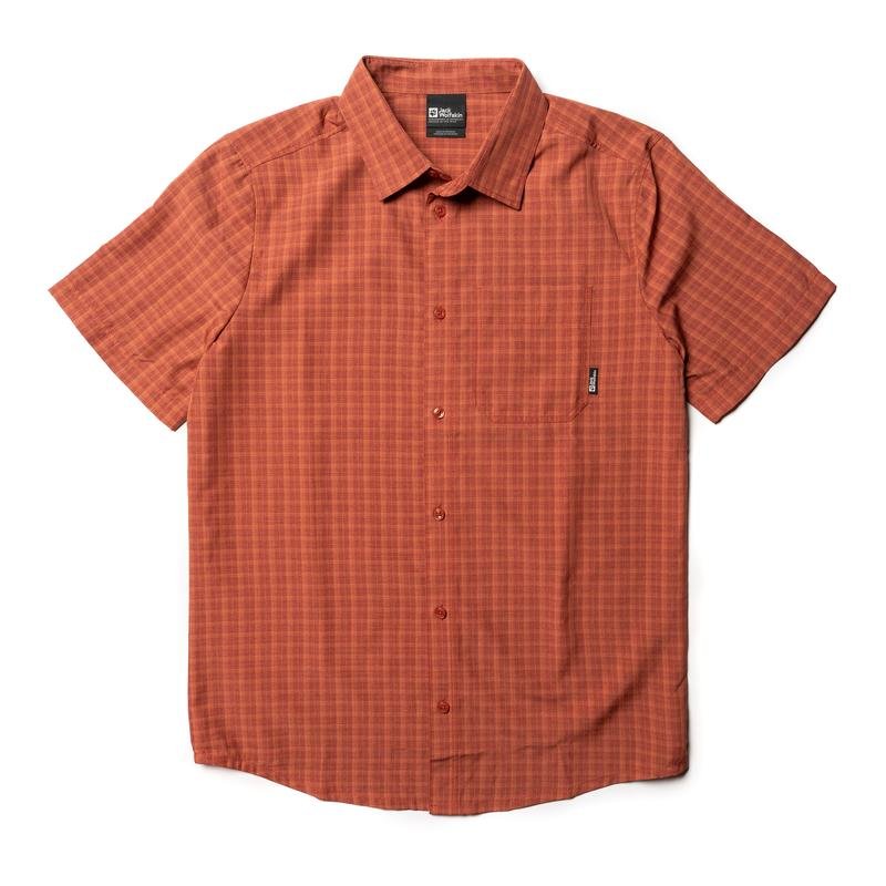 Herren Jack Wolfskin Hemd Rot S-M