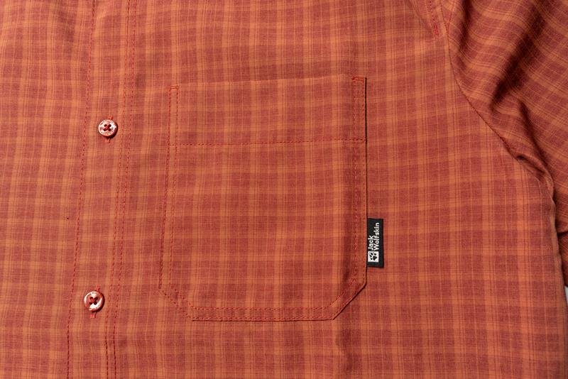 Herren Jack Wolfskin Hemd Rot S-M