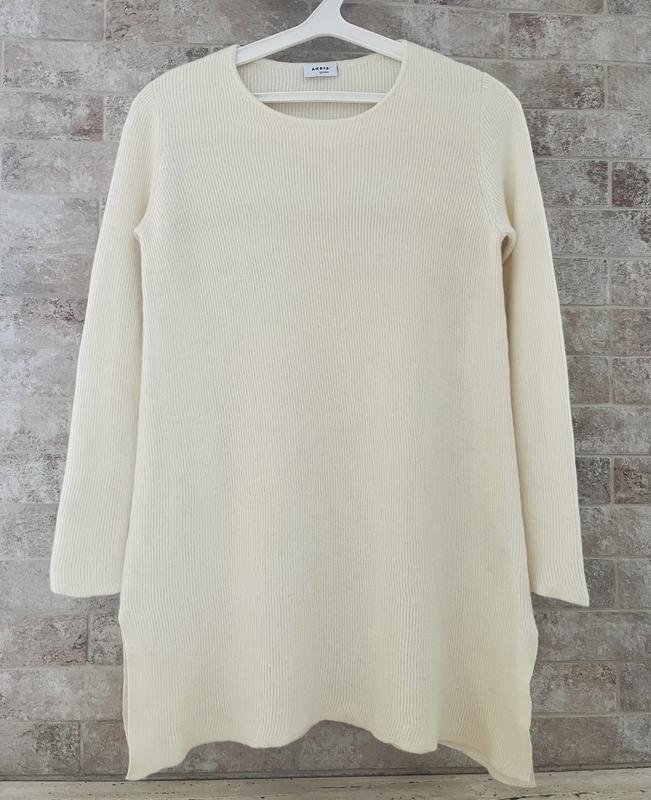 Femme Akris Robe Ivoire Laine M