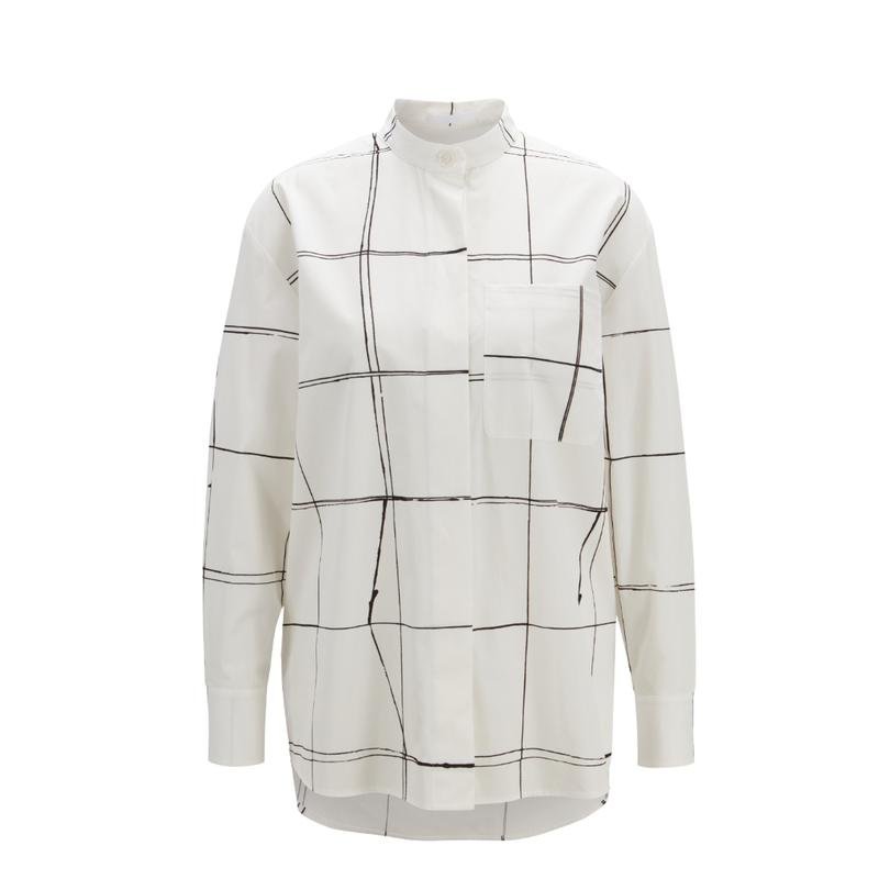 Donna Boss Camicia Bianca Cotone XS