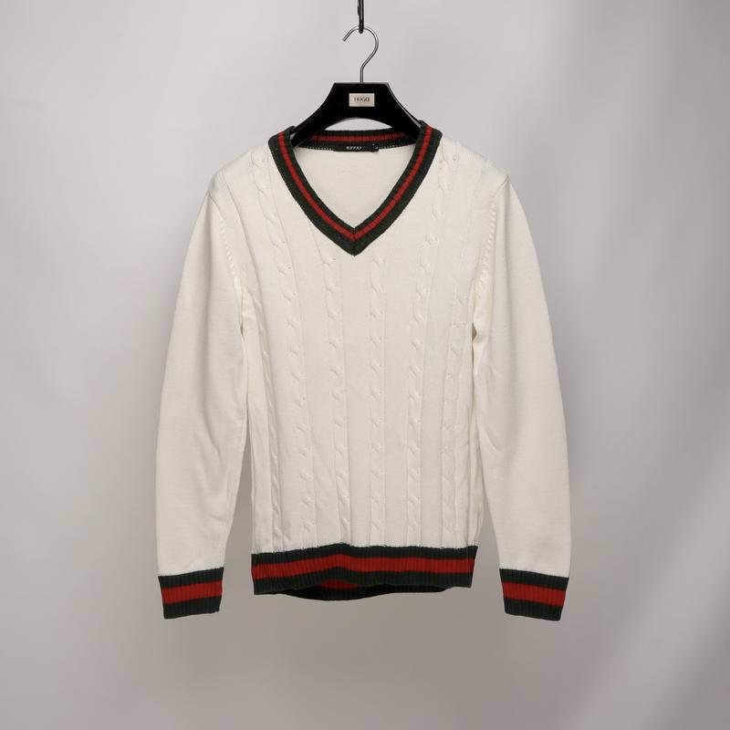 Мужской Gucci Свитер Белый Хлопок M