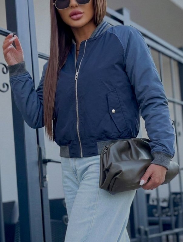 Damen Banana Republic Jacke Blau Baumwolle XS
