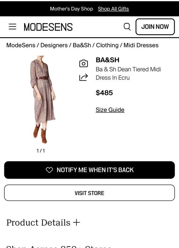 Femme Ba&sh Robe Multicolore S