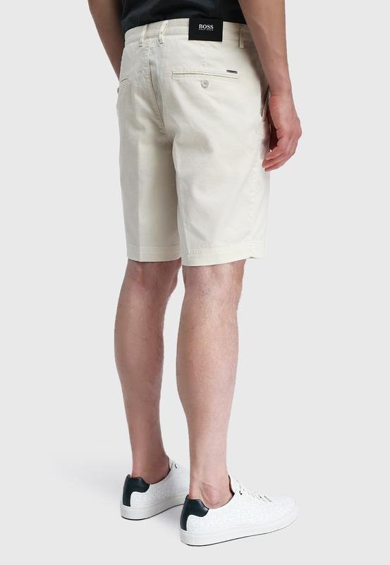 Herren Boss Shorts Weiß Baumwolle 34