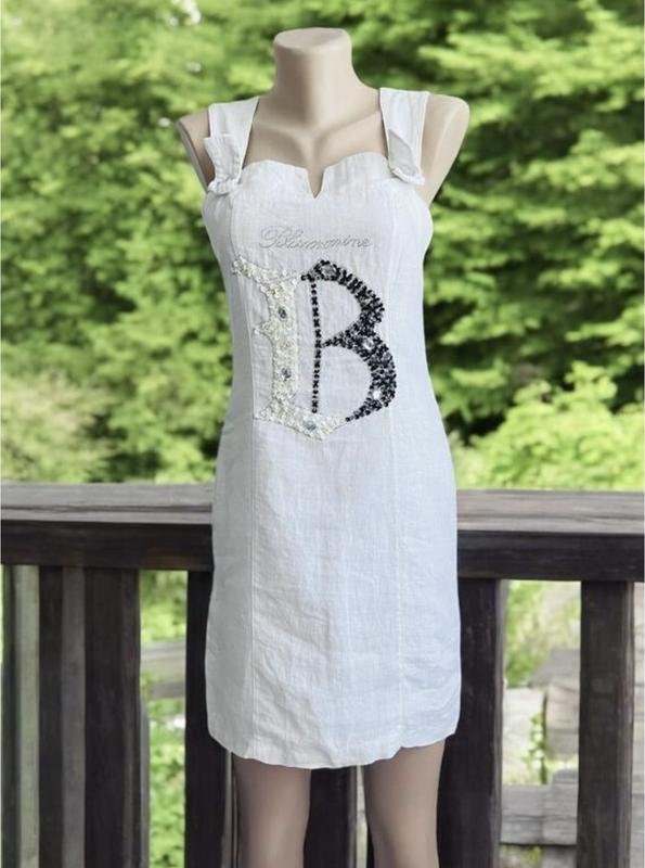 Women Blumarine Dress White Cotton S