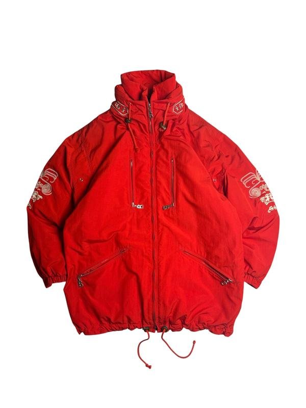 Donna Bogner Giacca Rossa Nylon M