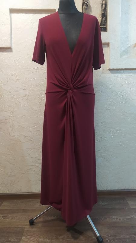 Женское By Malene Birger Платье Бордовый Трикотаж