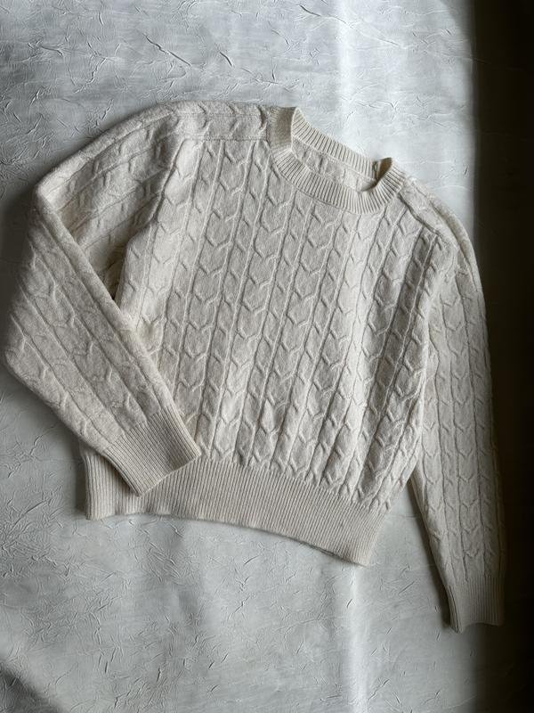 Femme Celine Pull Ivoire Laine S