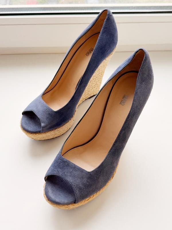 Femme Hugo Boss Talons Bleu Marine Suède 39