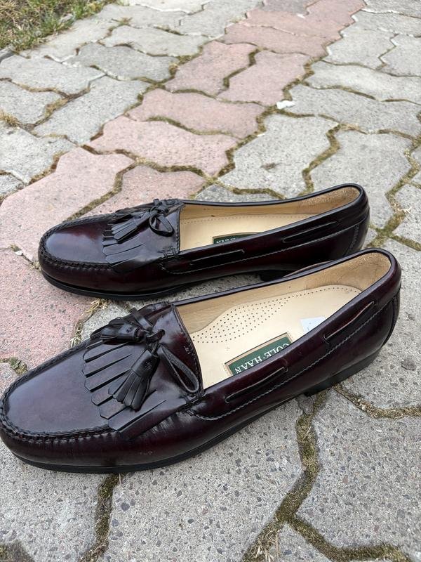 Homme Cole Haan Mocassins Bourgogne Cuir 46