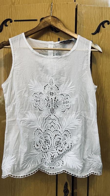 Women Armani Exchange Shirt White Cotton S