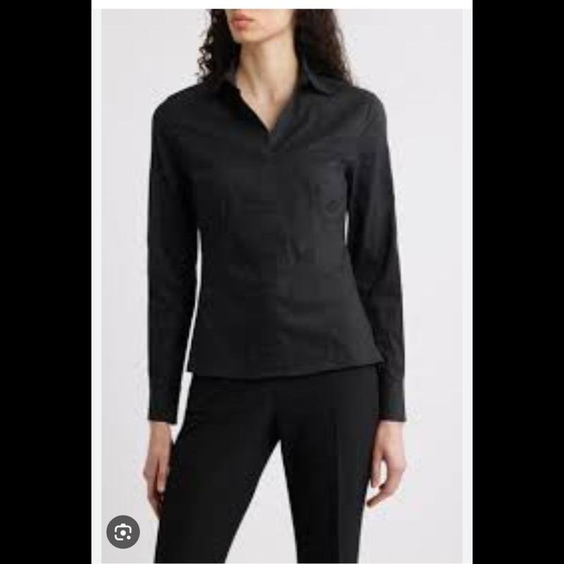 Femme Hugo Boss Chemise Noire Coton L