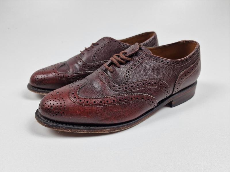 Uomo Floris Van Bommel Scarpe Bordeaux Pelle 42.5