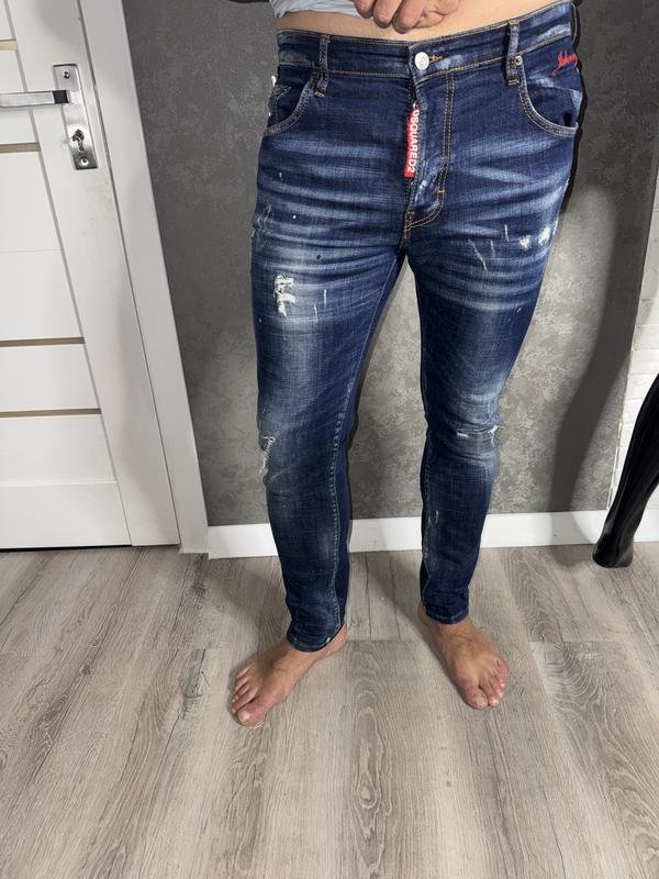 Herren Dsquared² Jeans Marineblau Denim 34