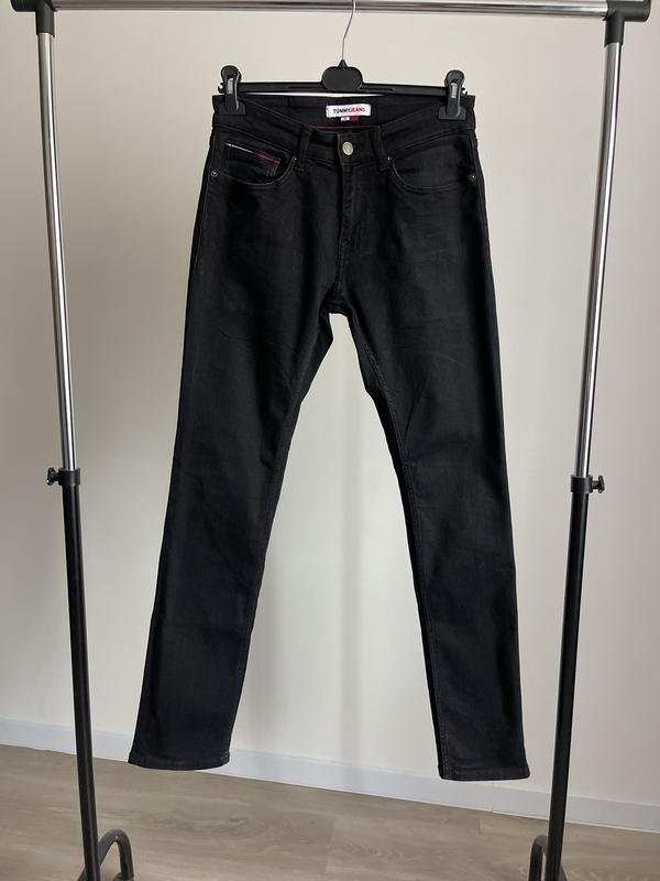 Uomo Tommy Hilfiger Jeans Nero Cotone W30L32