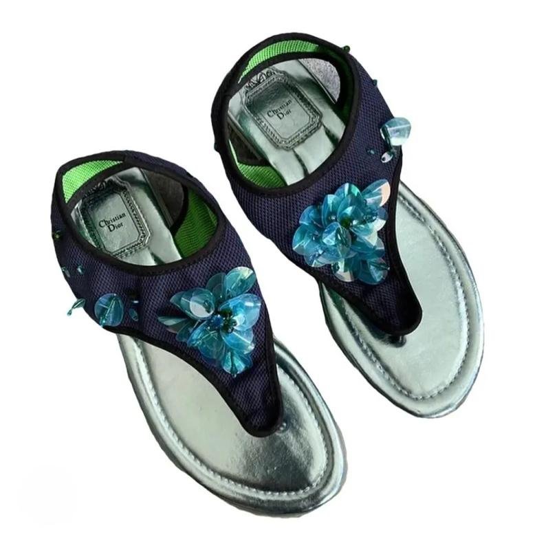 Femme Christian Dior Talons Turquoise 36