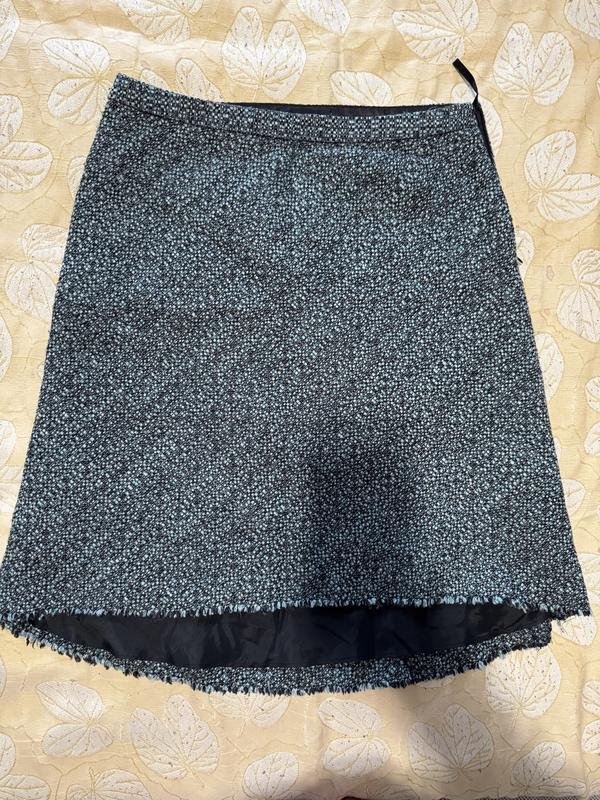 Damen Banana Republic Rock Türkis Wolle M