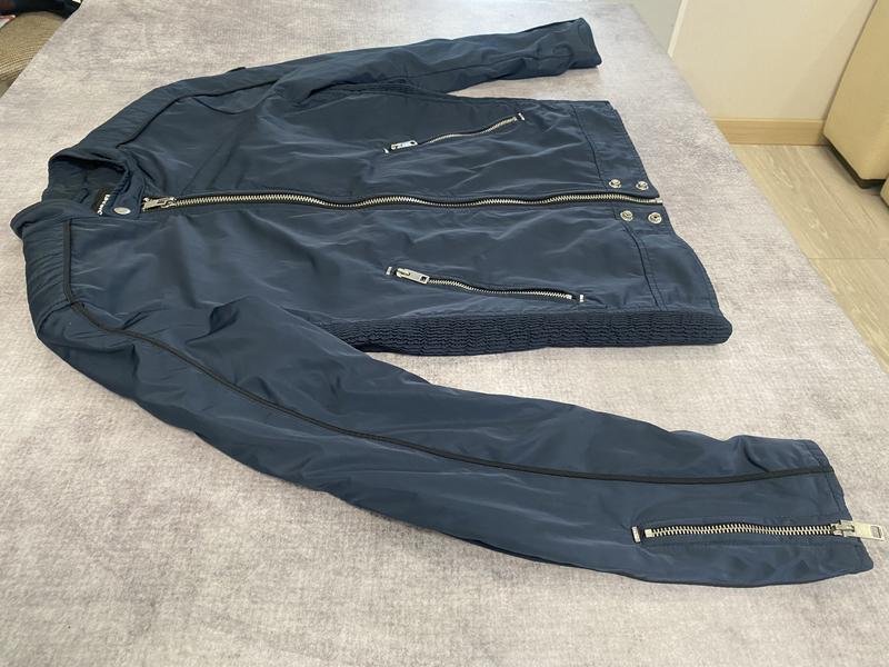 Donna Diesel Giacca Blu Navy Nylon S