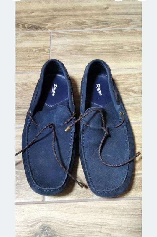 Homme Dune Mocassins Bleu Cuir 41