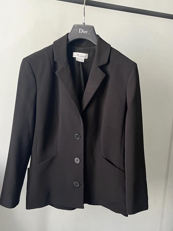 Damen Dior Blazer Schwarz Polyester S