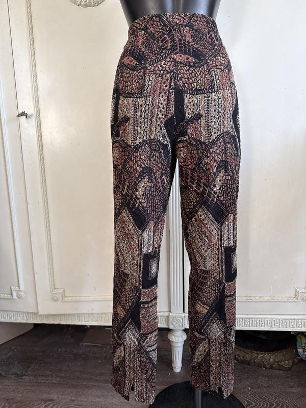 Donna Joseph Ribkoff Pantaloni Marrone Viscosa M