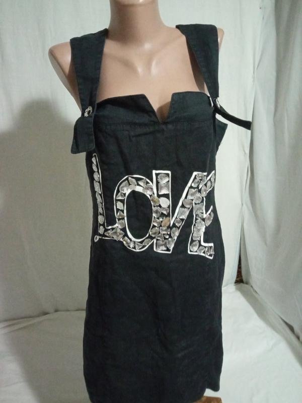 Women Blumarine Dress Black Denim XL