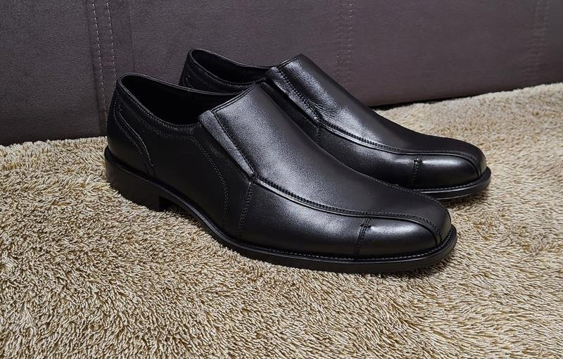 Homme Clarks Talons Noir Cuir 44