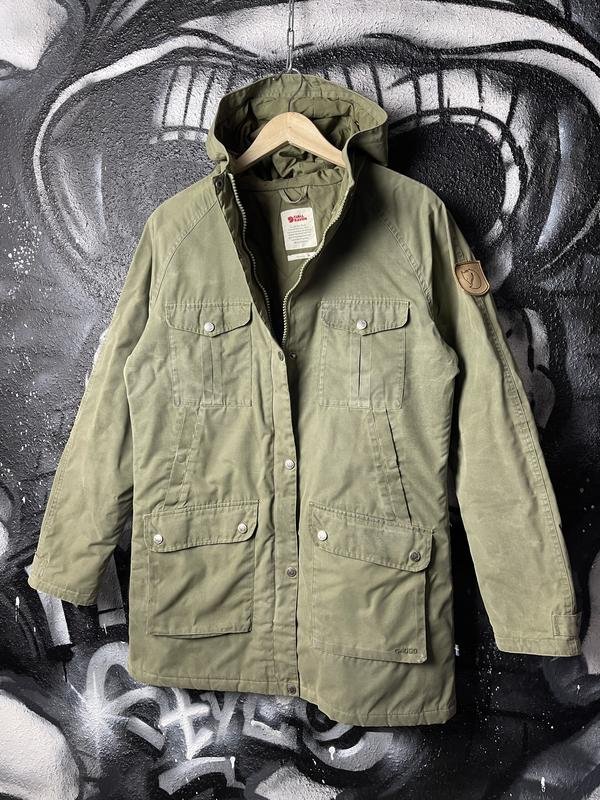 Donna Fjällräven Parka Kaki M