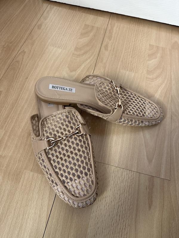 Damen Bottega Veneta Mules Beige 40