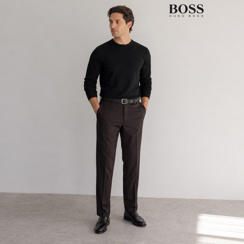 Homme Hugo Boss Pantalon Marron 54 XL