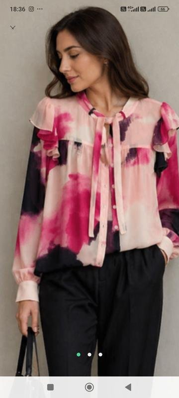 Damen DKNY Bluse Rosa M