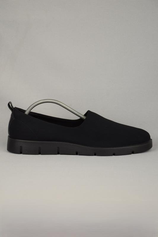Damen Ecco Slipper Schwarz Textil 41
