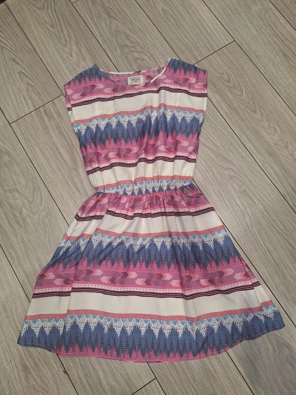 Damen Diesel Kleid Mehrfarbig S