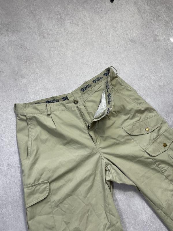 Uomo Fjällräven Pantaloni Beige Cotone 52