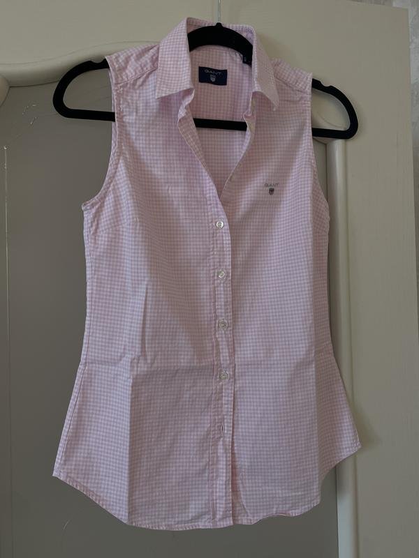 Femme Gant Chemise Rose Coton XS