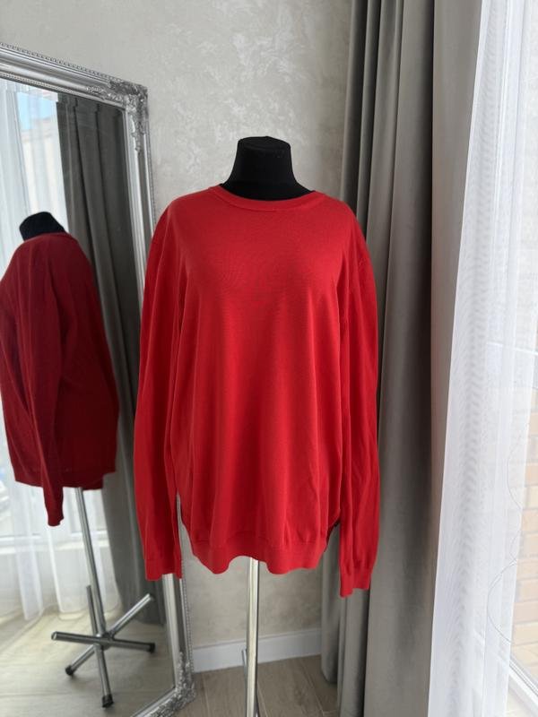 Herren Boss Pullover Rot Strick XL
