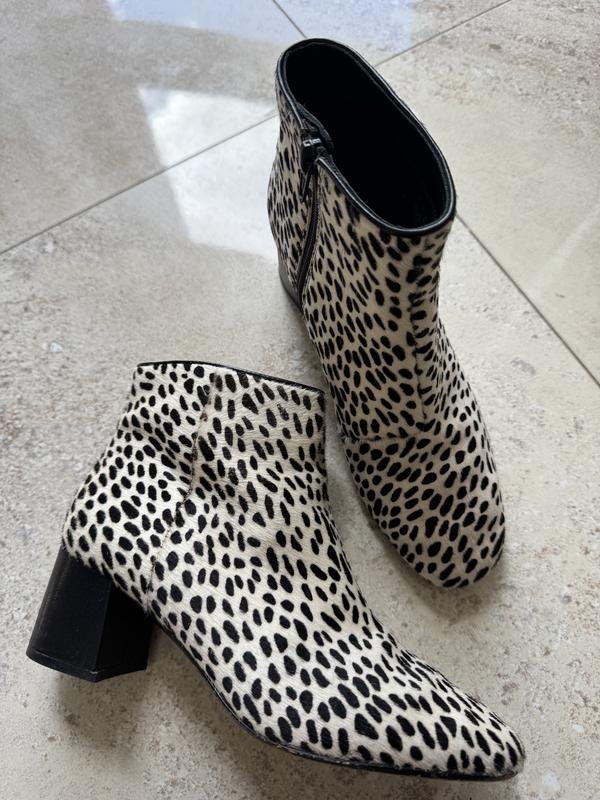 Femme Clarks Bottes Noir Fourrure 35.5