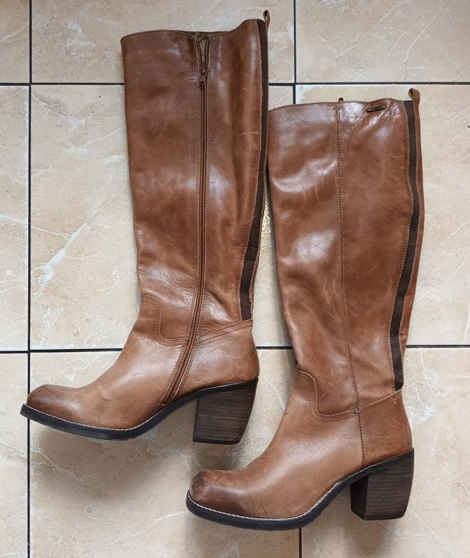 Femme Bugatti Bottes Marron Cuir 39