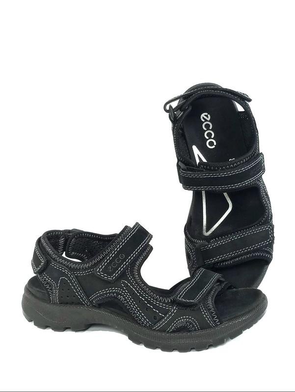 Damen Ecco Sandalen Schwarz Nubuk 35