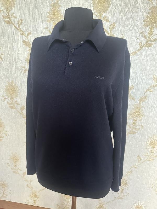 Femme Boss Pull Bleu Marine Laine L