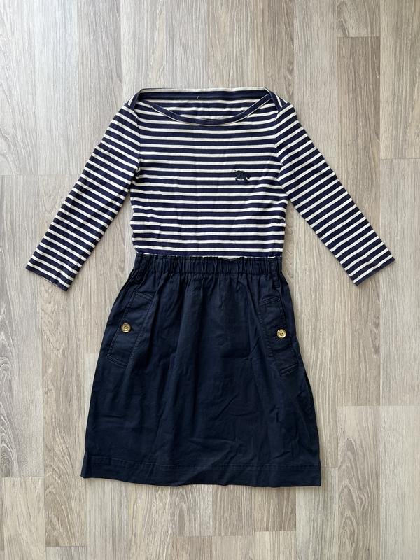 Donna Burberry Abito Blu Navy Cotone XS