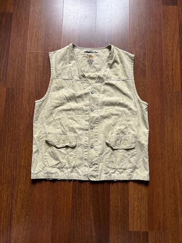 Herren Camel Active Weste Beige XL